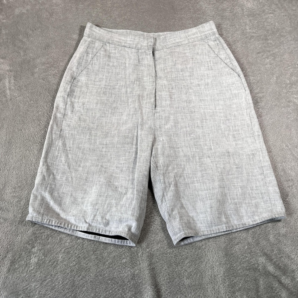 Maison Martin Margiela Paris Shorts Mens 38 Gray‎ Linen Blend Drawstring Italy